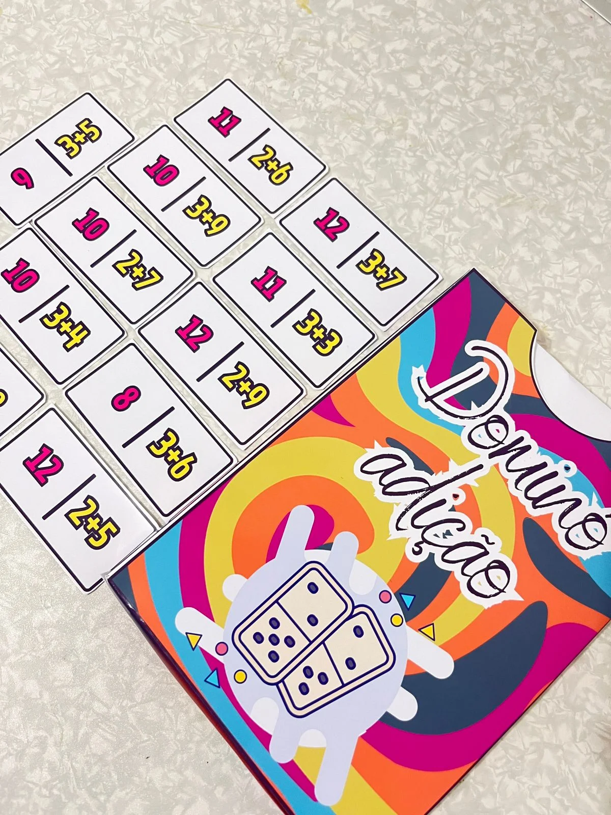 Dominó da adição — Jogos pedagógicos para Todas as séries: Você recebe seu arquivo por e-mail ou baixe aqui mesmo no site