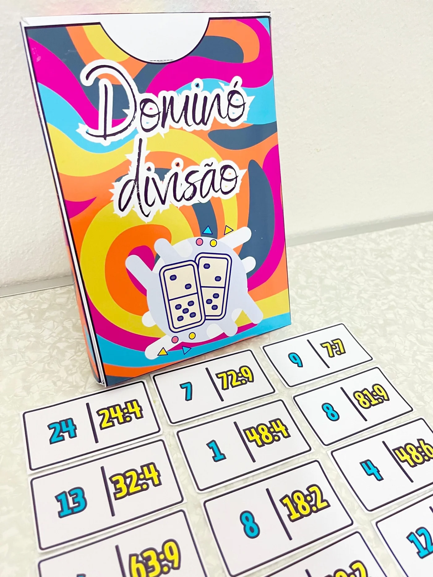 Dominó da divisão — amostra 1: DESCRIÇÃO: ✨📢 🀄 DOMINÓ DA DIVISÃO 🀄 📦 O material possui: 📁 ENVELOPE PARA GUARDAR 🧩 25…