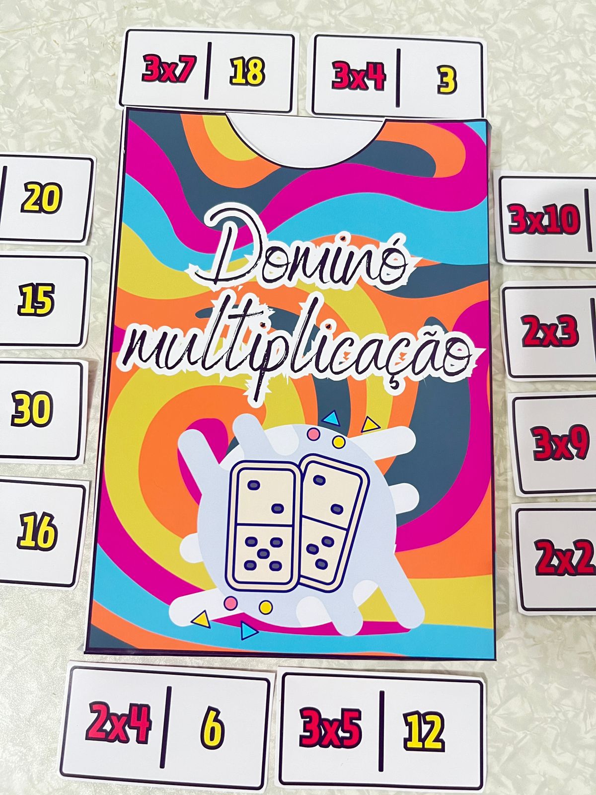 Dominó da multiplicação | Anos Iniciais — Matemática para Todas as séries: DOMINO DA MULTIPLICAÇÃO O Dominó da…