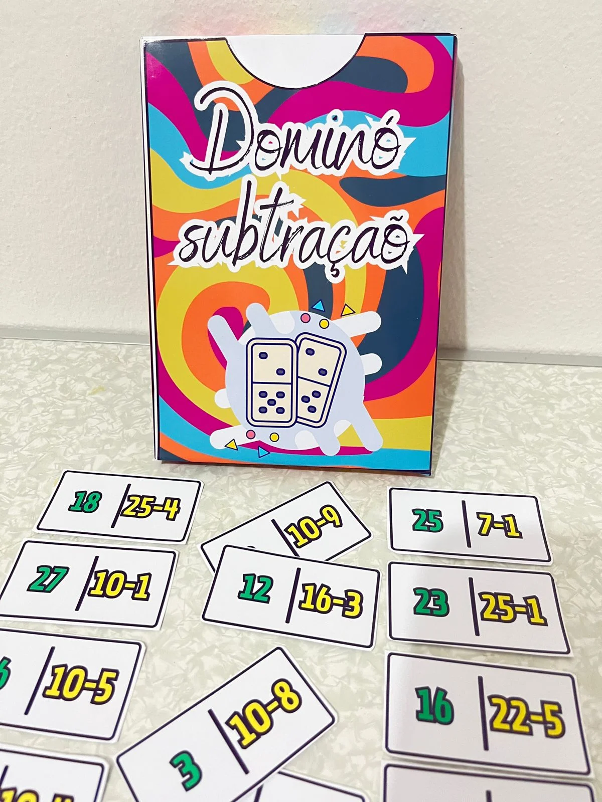 Dominó da Subtração - Jogo de Matemática Series Iniciais — capa do material