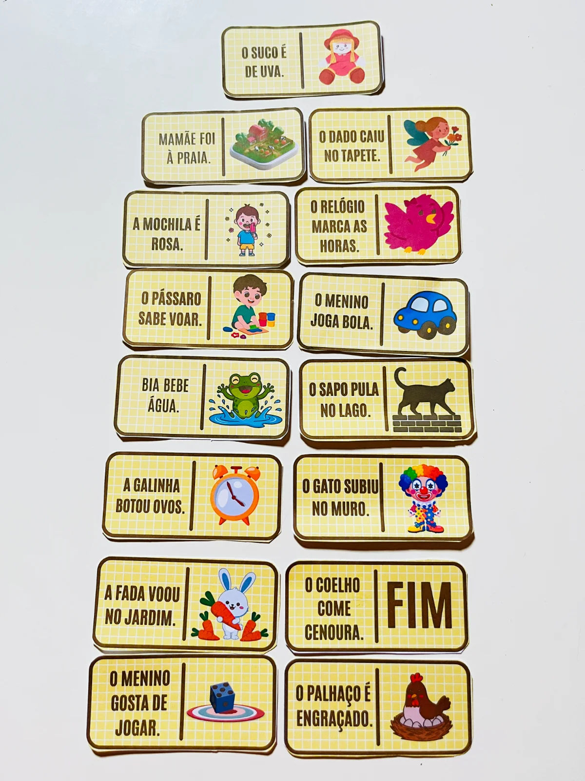 Dominó das Frases | Anos Iniciais e Alfabetização — Alfabetização para Educação Infantil: O Dominó das Frases é um recurso…