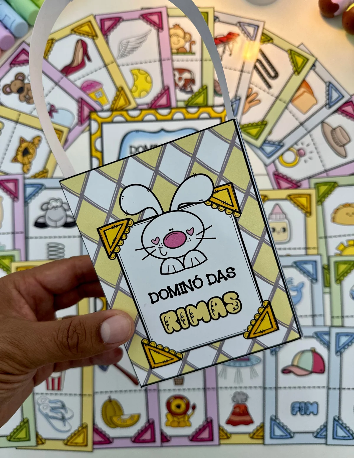 Dominó das Rimas – Atividades para Imprimir — capa do material