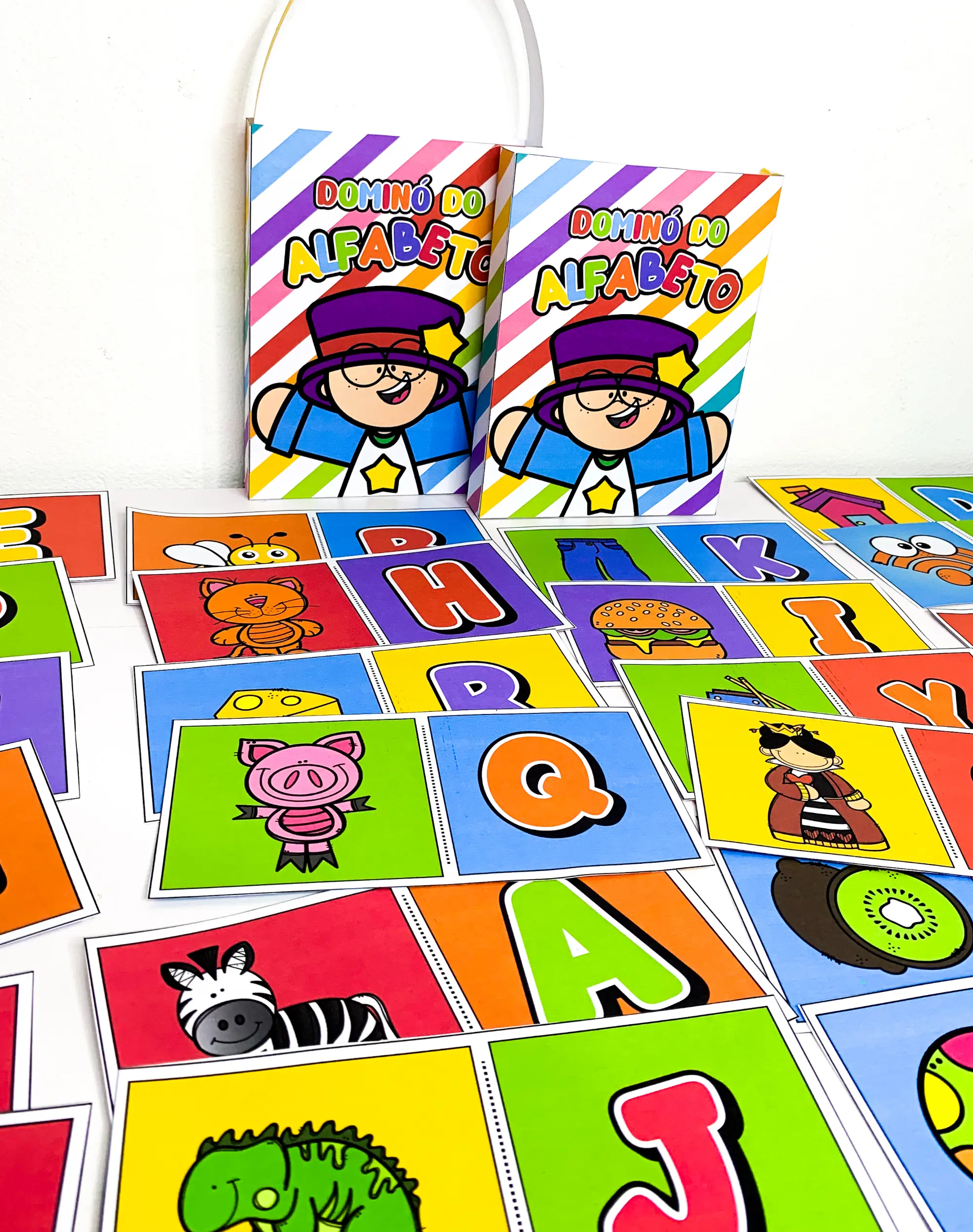 Dominó do Alfabeto – Atividade para Educação Infantil — amostra 2: O Dominó do Alfabeto é um recurso pedagógico lúdico…