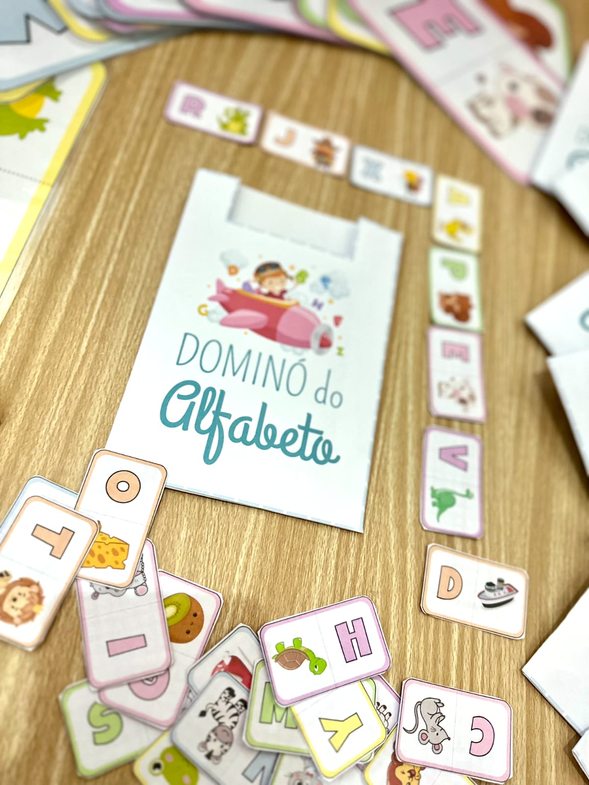 Dominó do alfabeto | Educação Infantil e Alfabetização — Alfabetização para Educação Infantil: O arquivo Dominó do Alfabeto…