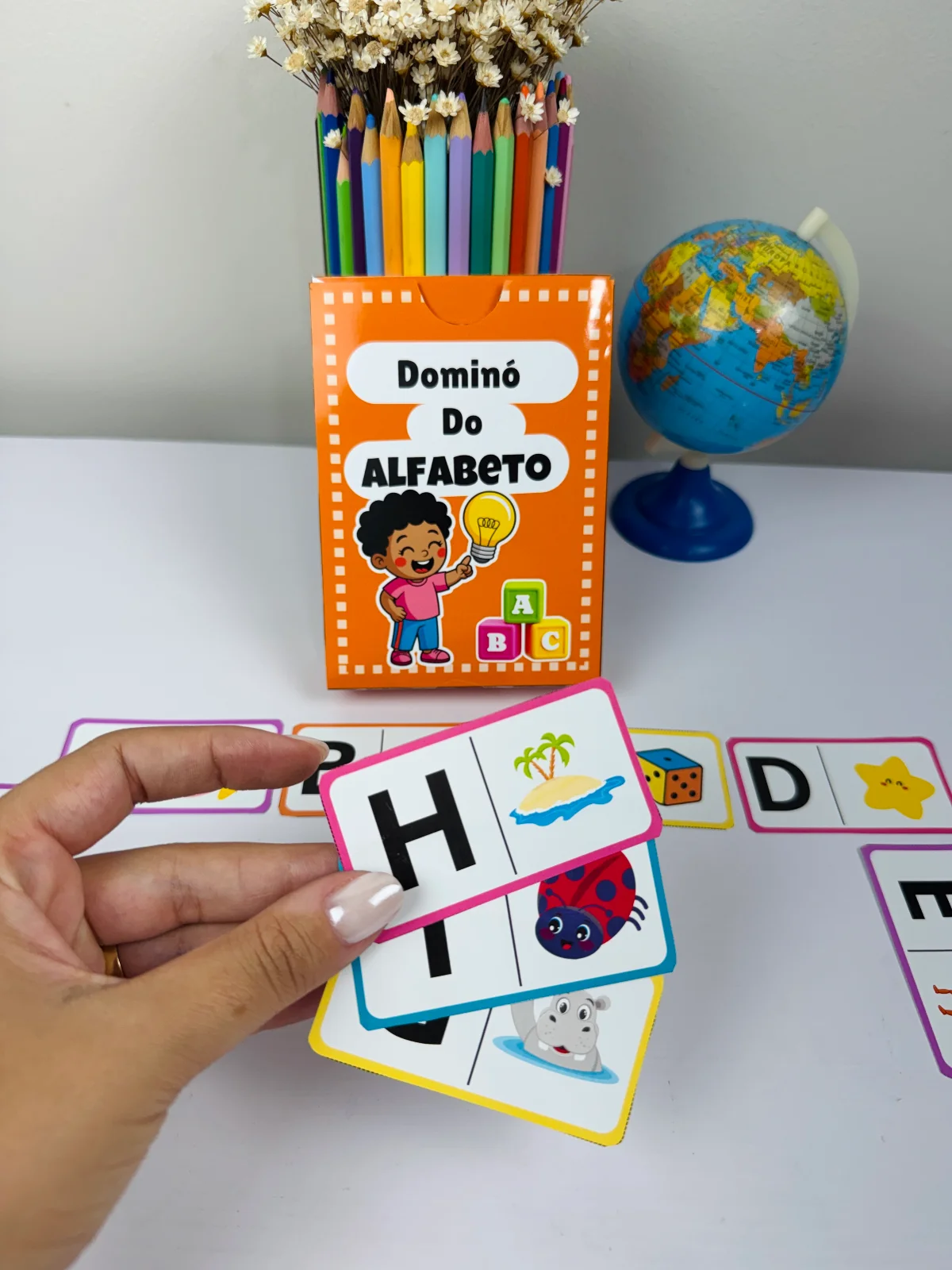 Dominó do Alfabeto Ilustrado | Jogo Pedagógico para Alfabetização PDF — Alfabetização para Educação Infantil: Um recurso…