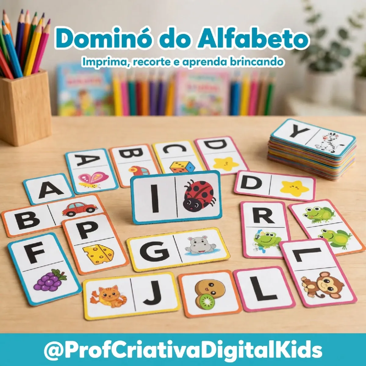 Dominó do Alfabeto - Recurso Pedagógico: Alfabetização — Alfabetização para Todas as séries: ❤️Você já percebeu como…