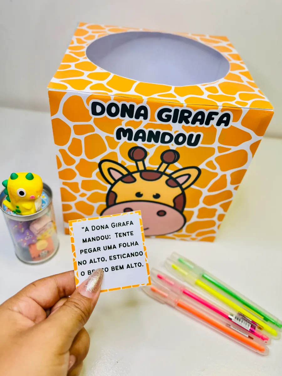 Dona Girafa Mandou – Dinâmica para Educação Infantil — amostra 1: Dinâmica lúdica com comandos de movimento inspirados na…