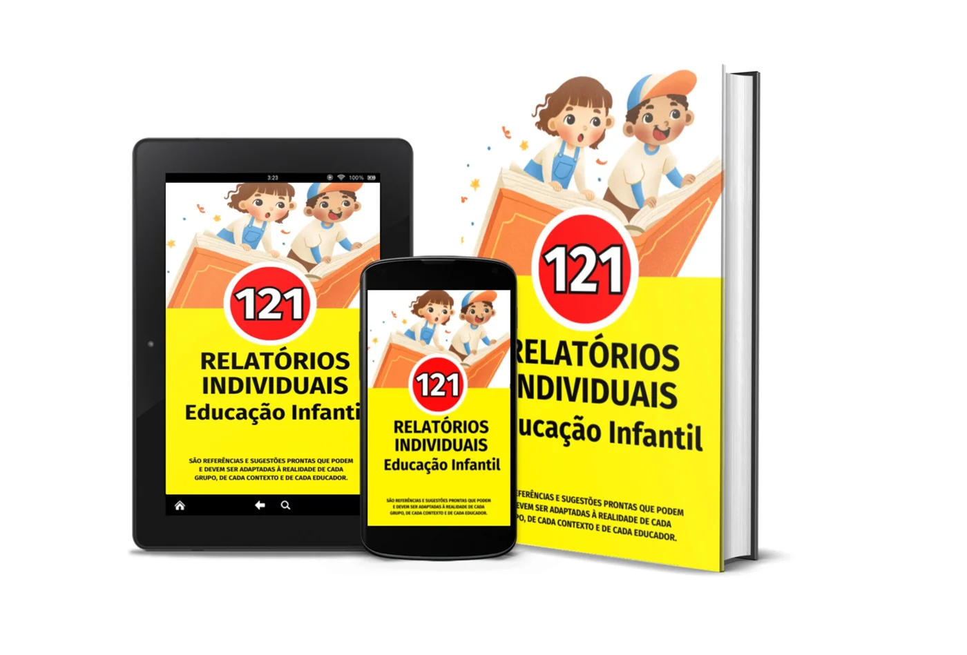 Ebook 100 relatórios individuais educação infantil — Apostilas para Educação Infantil: 📚 EBOOK COMPLETO COM 100 MODELOS DE…