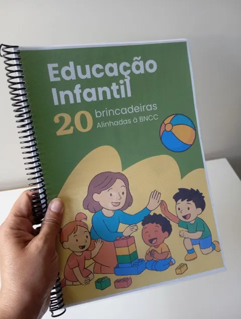Ebook 20 brincadeiras educação infantil — capa do material