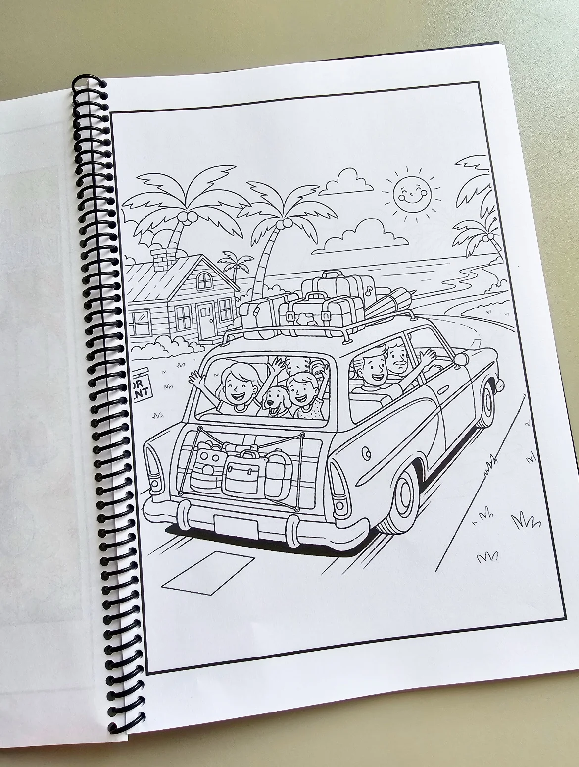 Ebook com 100 desenhos para colorir — amostra 4: Ebook 100 Desenhos para Colorir nas Férias