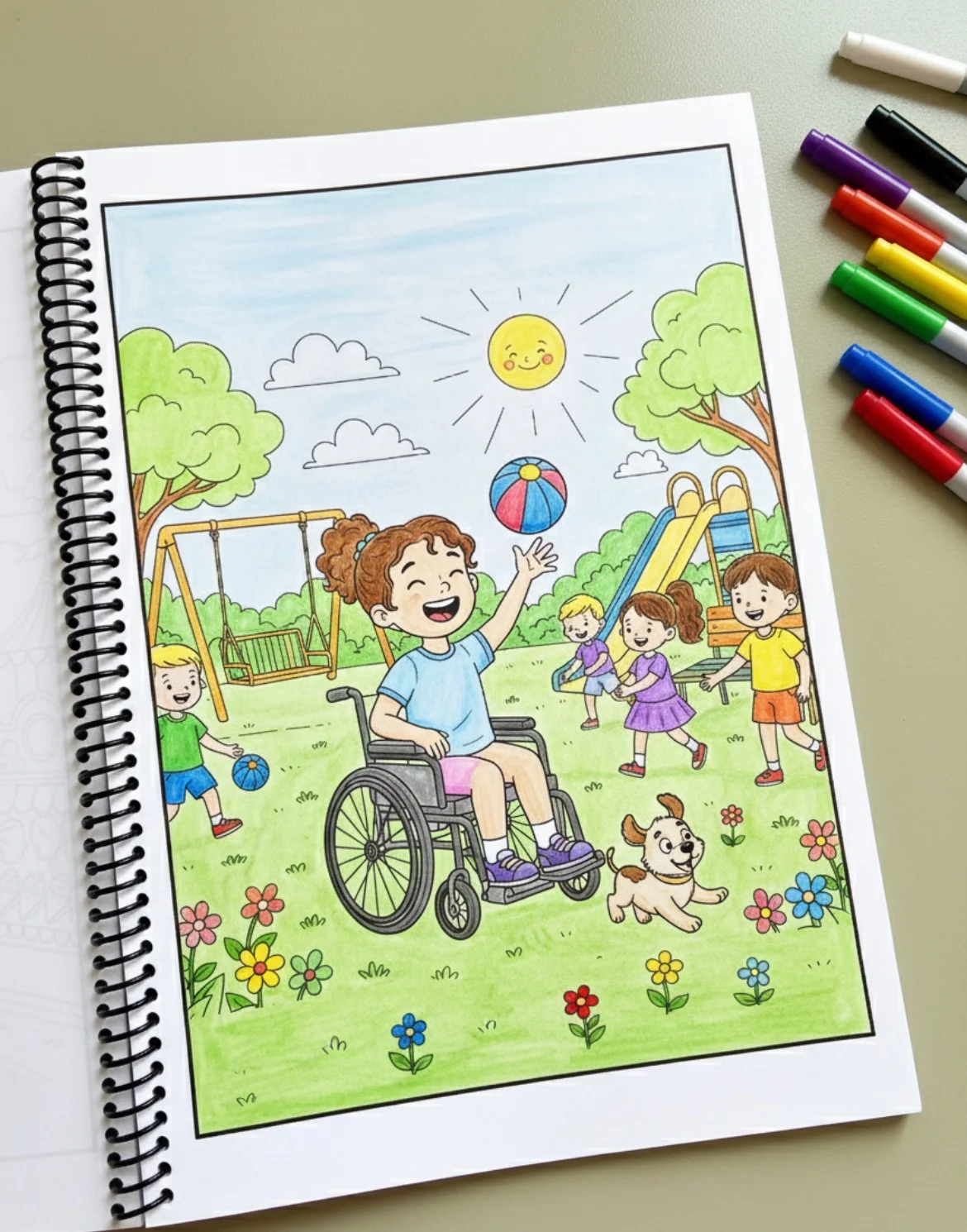 Ebook com 100 desenhos para colorir — amostra 7: Ebook 100 Desenhos para Colorir nas Férias