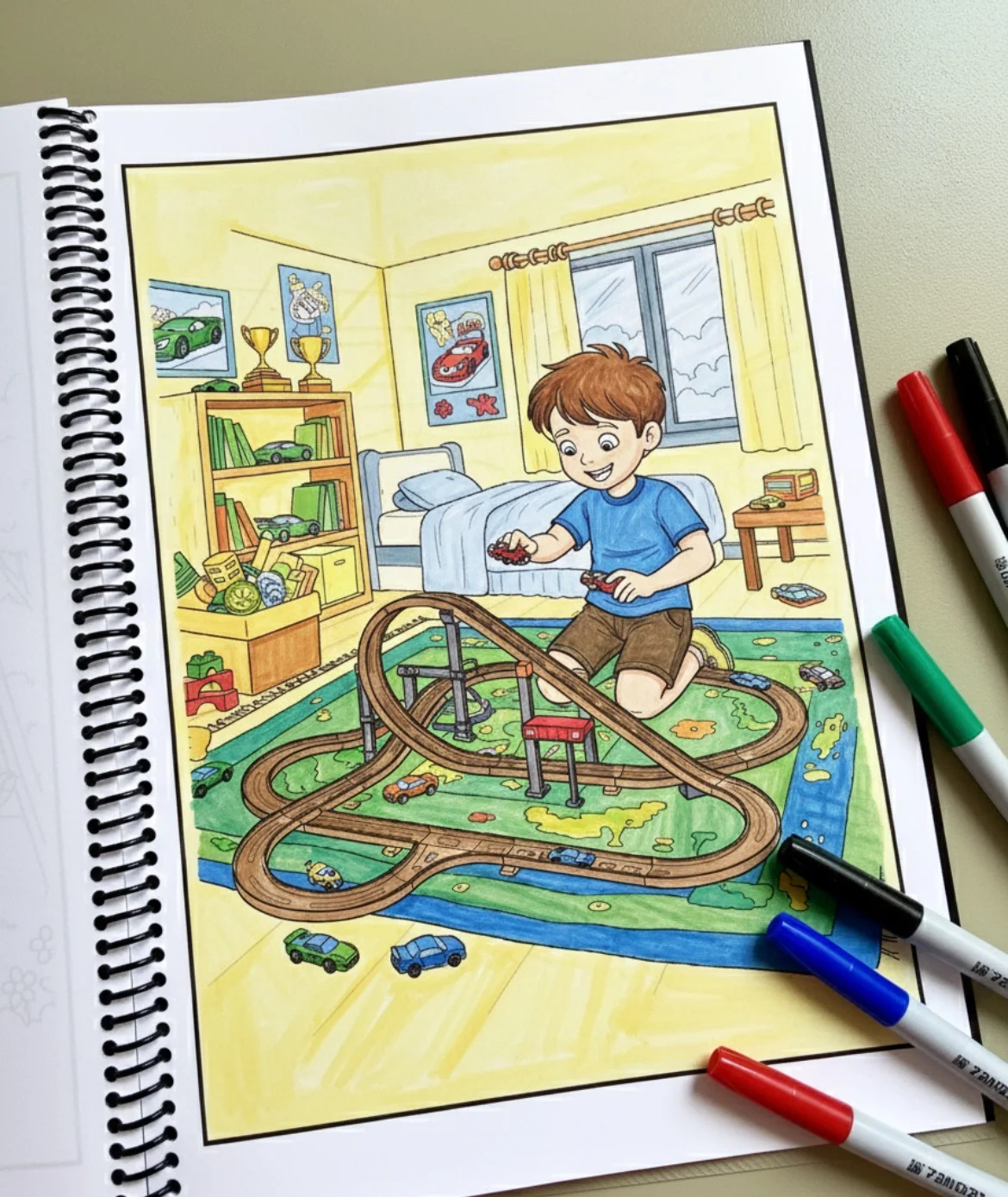 Ebook com 100 desenhos para colorir — amostra 8: Ebook 100 Desenhos para Colorir nas Férias