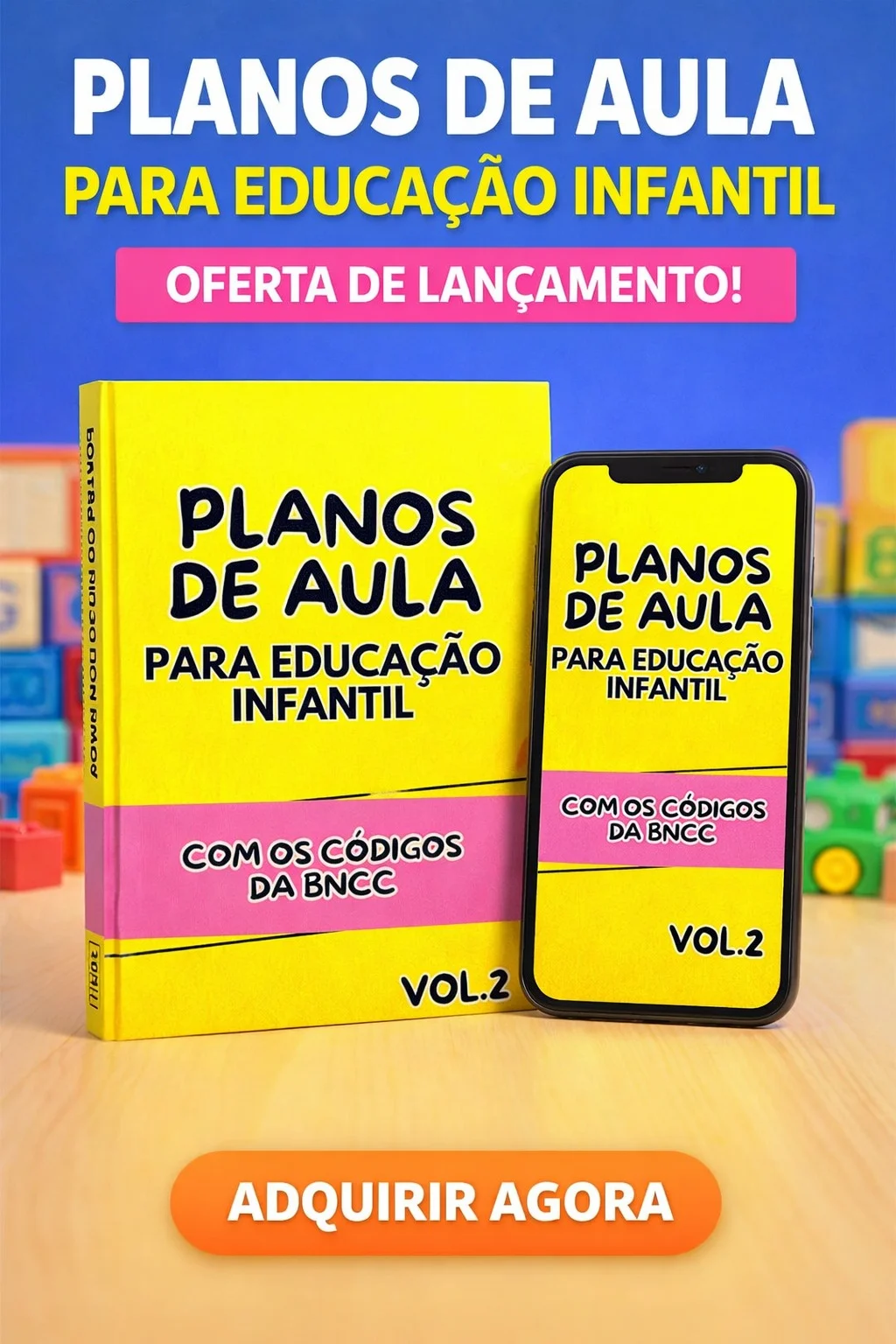 EBOOK PLANOS DE AULA ED. INFANTIL VOL.2 — capa do material