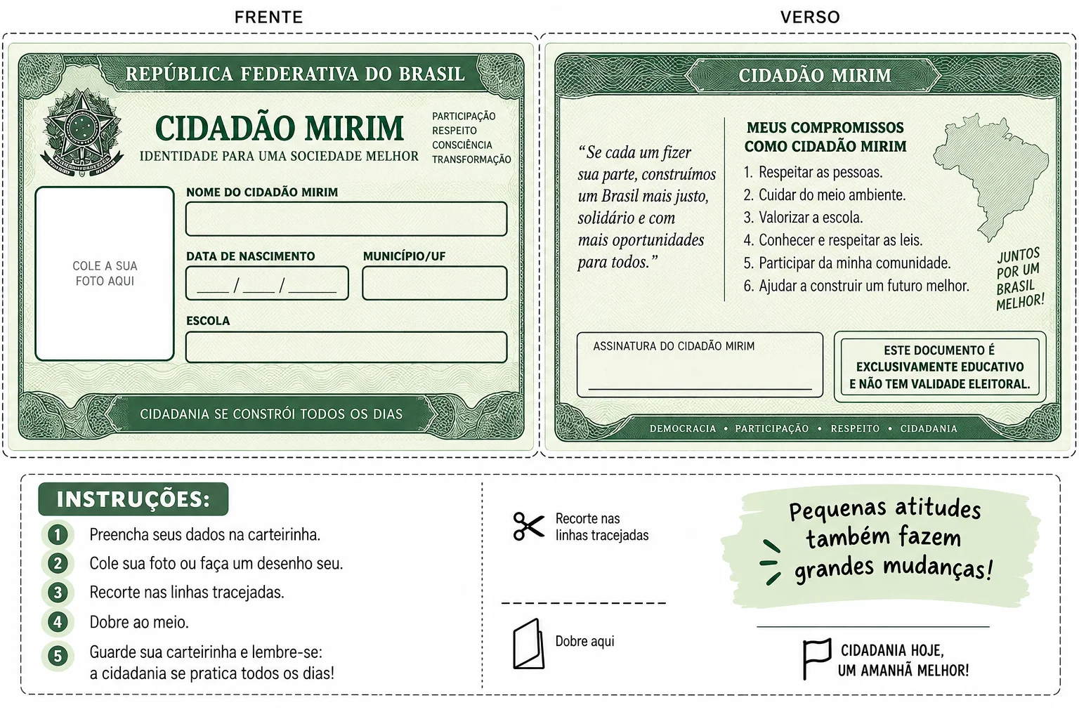 Eleições e Cidadania: atividades pedagógicas sobre as eleições! — amostra 3: Um material lúdico e educativo para ensinar às…