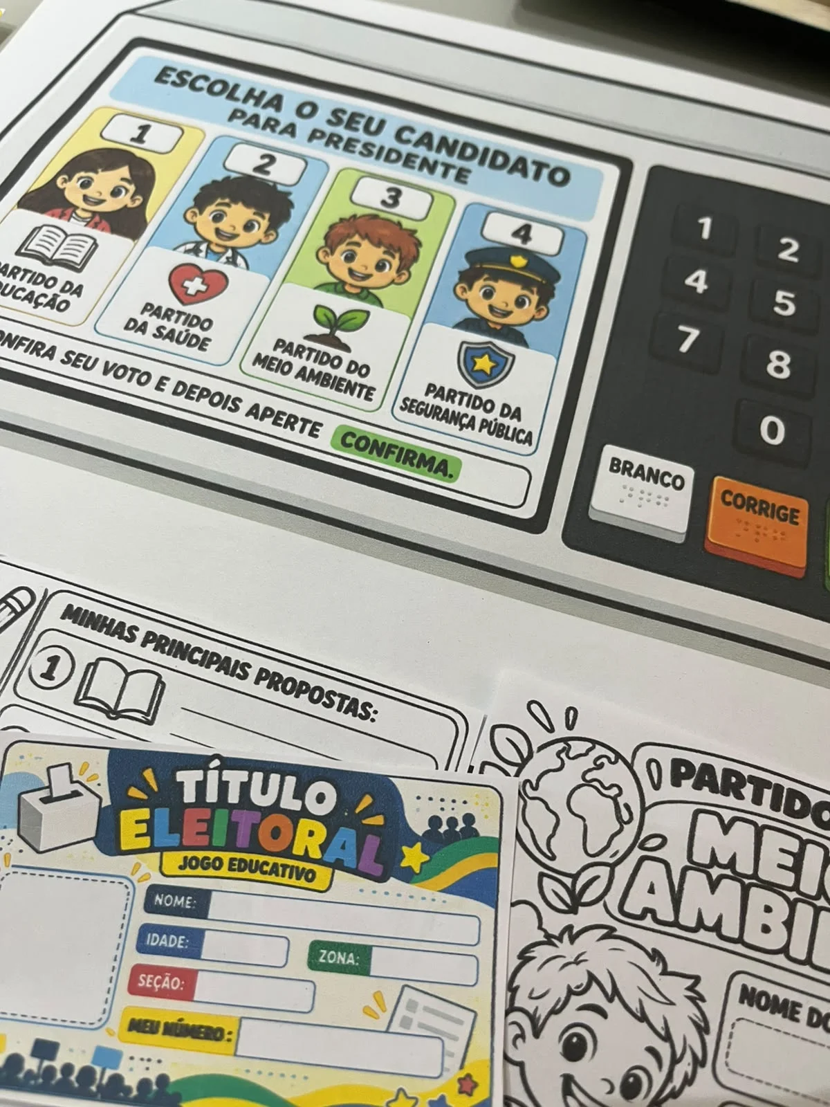 Eleições e Cidadania: Simulação Eleitoral 2026 — amostra 3: Material de educação para cidadania com simulação eleitoral,…