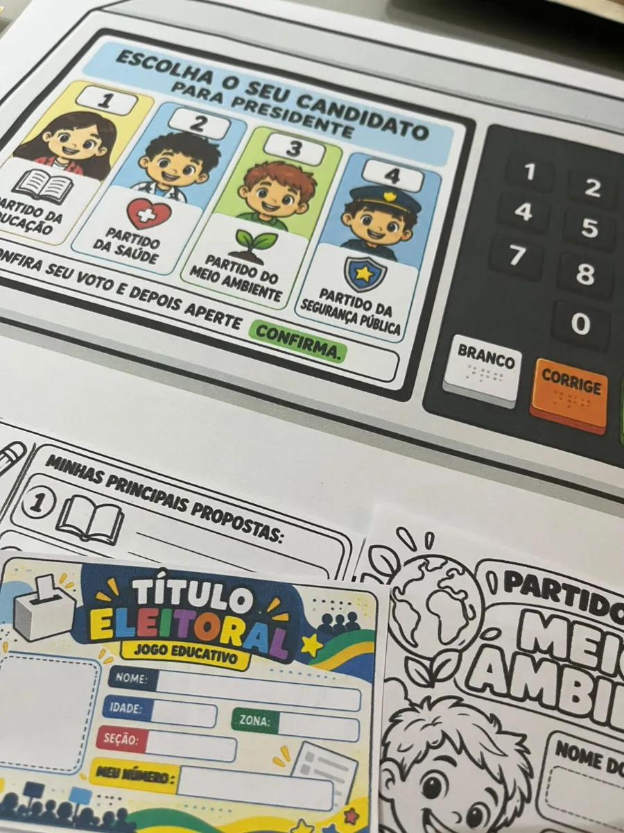 Eleições em Sala de Aula - Simulação das Eleições 2026 — amostra 4: Uma eleição de verdade
