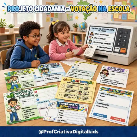 Eleições em Sala de Aula - Simulação das Eleições 2026 — capa do material