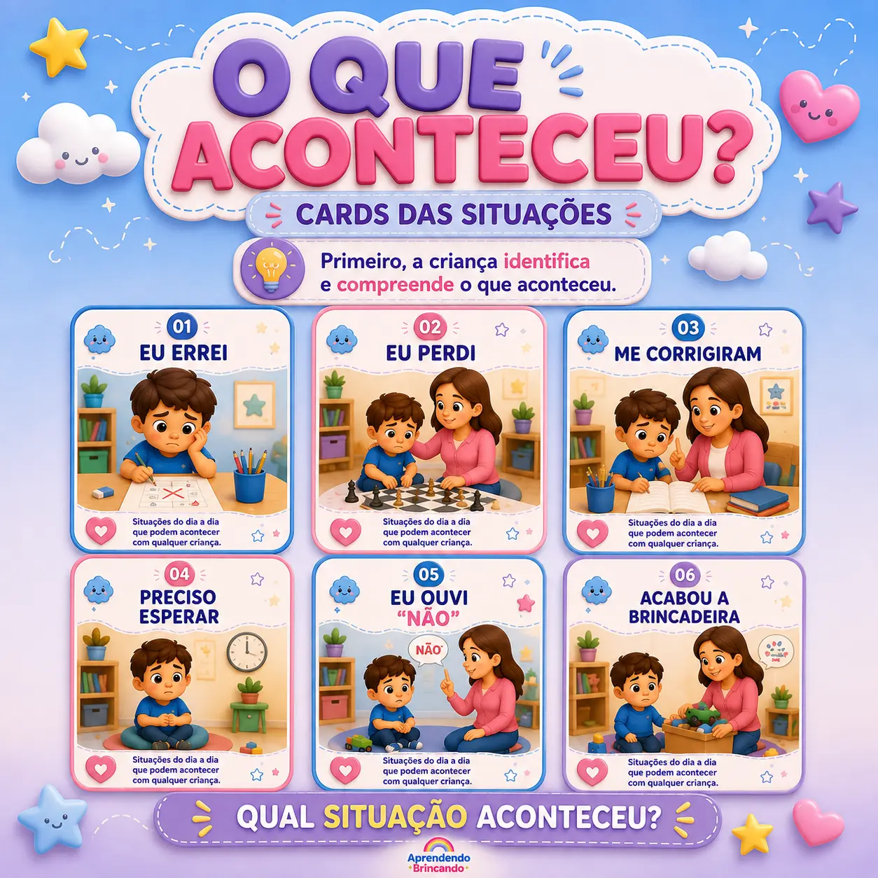 EMOÇÕES EM AÇÃO — Cards para reconhecer sentimentos e se regular — amostra 3: Emoções em Ação é um recurso pedagógico em…