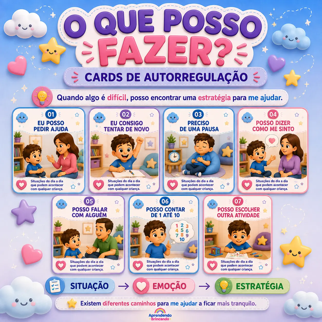 EMOÇÕES EM AÇÃO — Cards para reconhecer sentimentos e se regular — amostra 4: Emoções em Ação é um recurso pedagógico em…