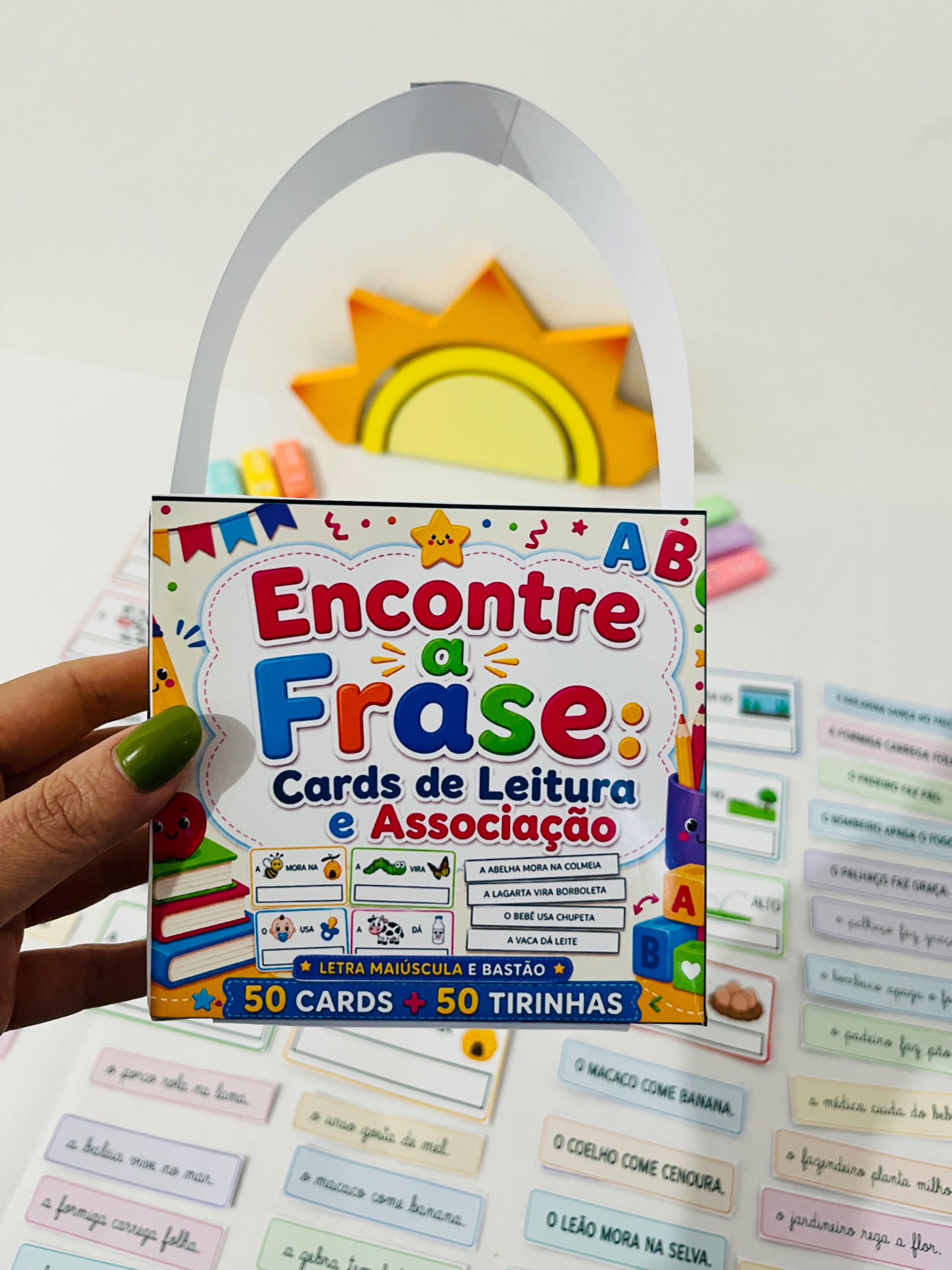 Encontre a Frase – 50 Cards de Leitura e Associação de Imagens — amostra 1: Um recurso lúdico e interativo para trabalhar… Encontre a Frase – 50 Cards de Leitura e Associação de Imagens — amostra 1: Um recurso lúdico e interativo para trabalhar…