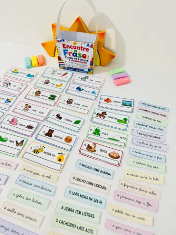 Encontre a Frase em PDF | Cards de Leitura e Alfabetização — amostra 3: 🧠 Habilidades e BNCC: