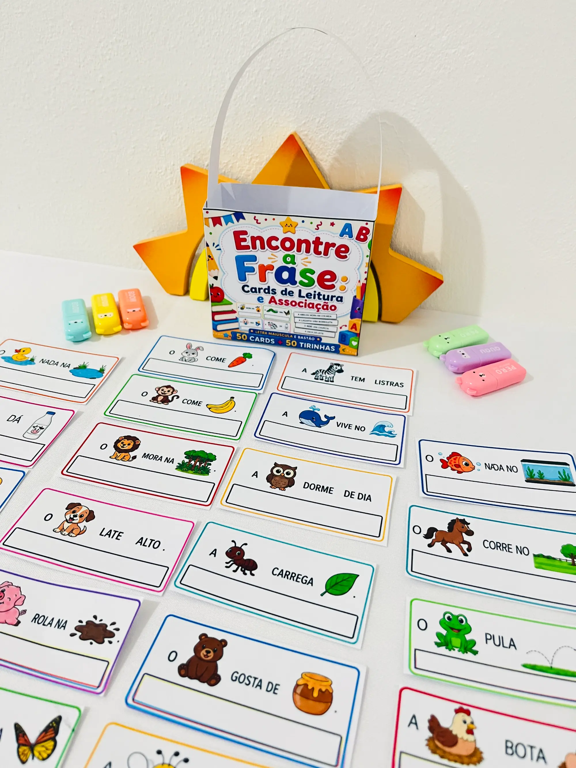 ENCONTRE A FRASE! – JOGO DE ALFABETIZAÇÃO — Alfabetização para Todas as séries: Jogo de alfabetização com 50 cards… ENCONTRE A FRASE! – JOGO DE ALFABETIZAÇÃO — Alfabetização para Todas as séries: Jogo de alfabetização com 50 cards…