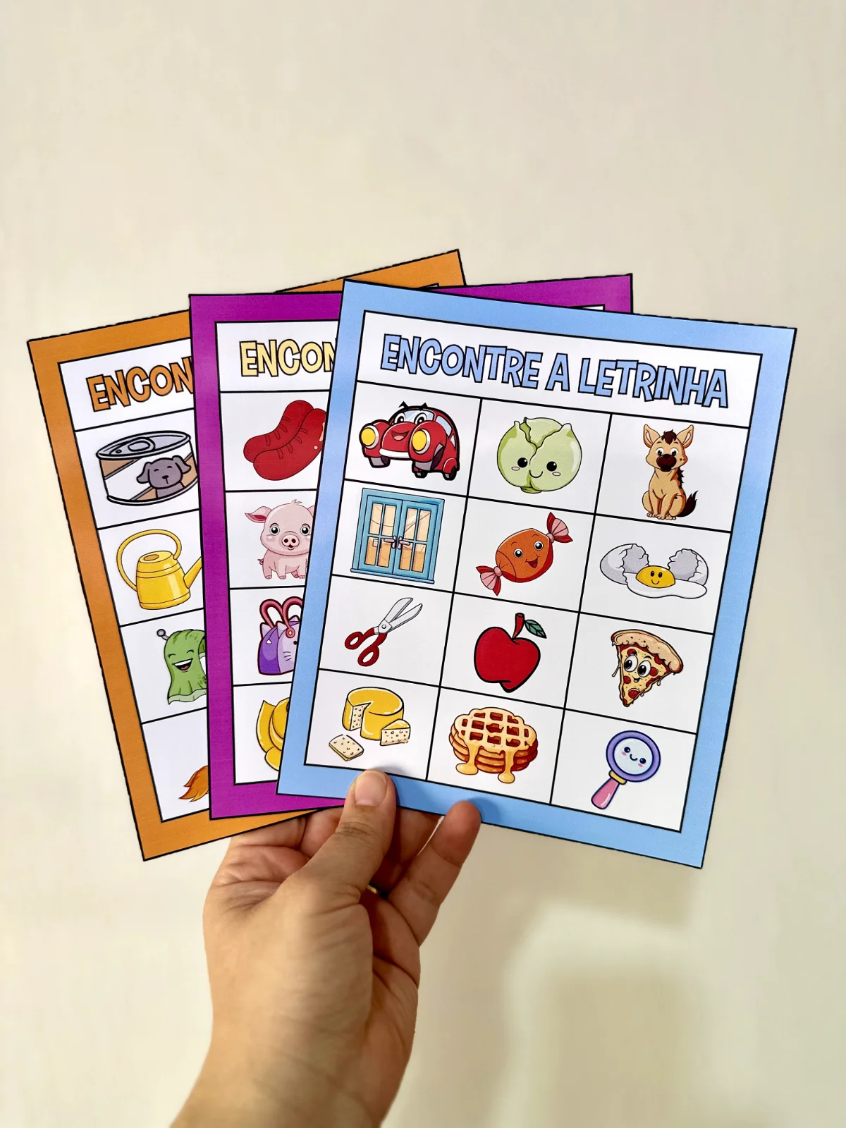 'Encontre a Letrinha' – PDF para Imprimir | Alfabetização — capa do material