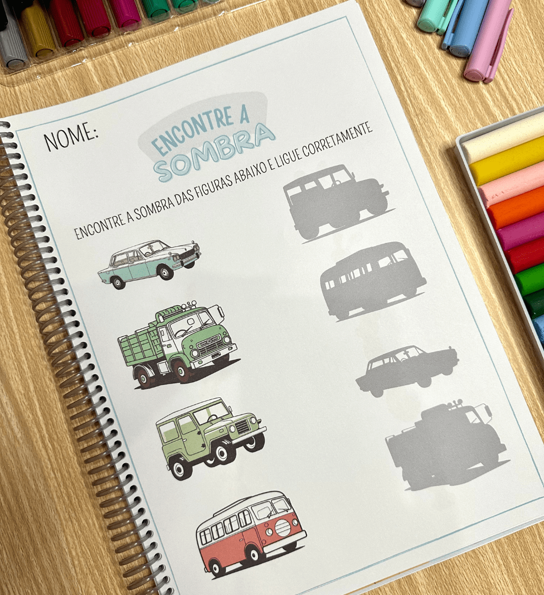 Encontre a Sombra: Atividades de Percepção Visual em PDF — amostra 6: Explore a percepção visual na Educação Infantil com…