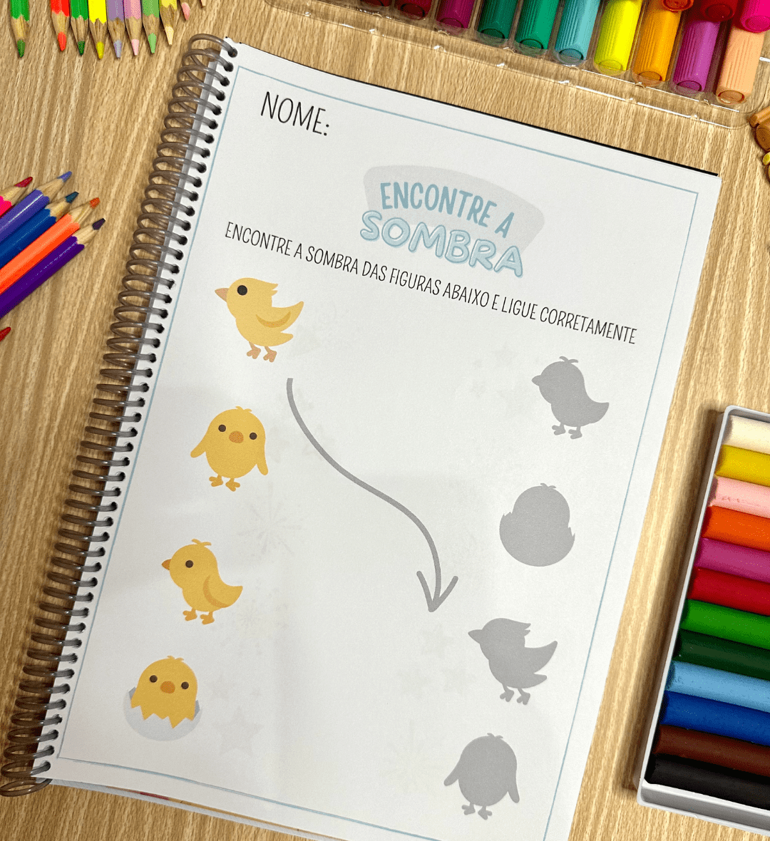 Encontre a Sombra: Atividades de Percepção Visual em PDF — amostra 7: Explore a percepção visual na Educação Infantil com…