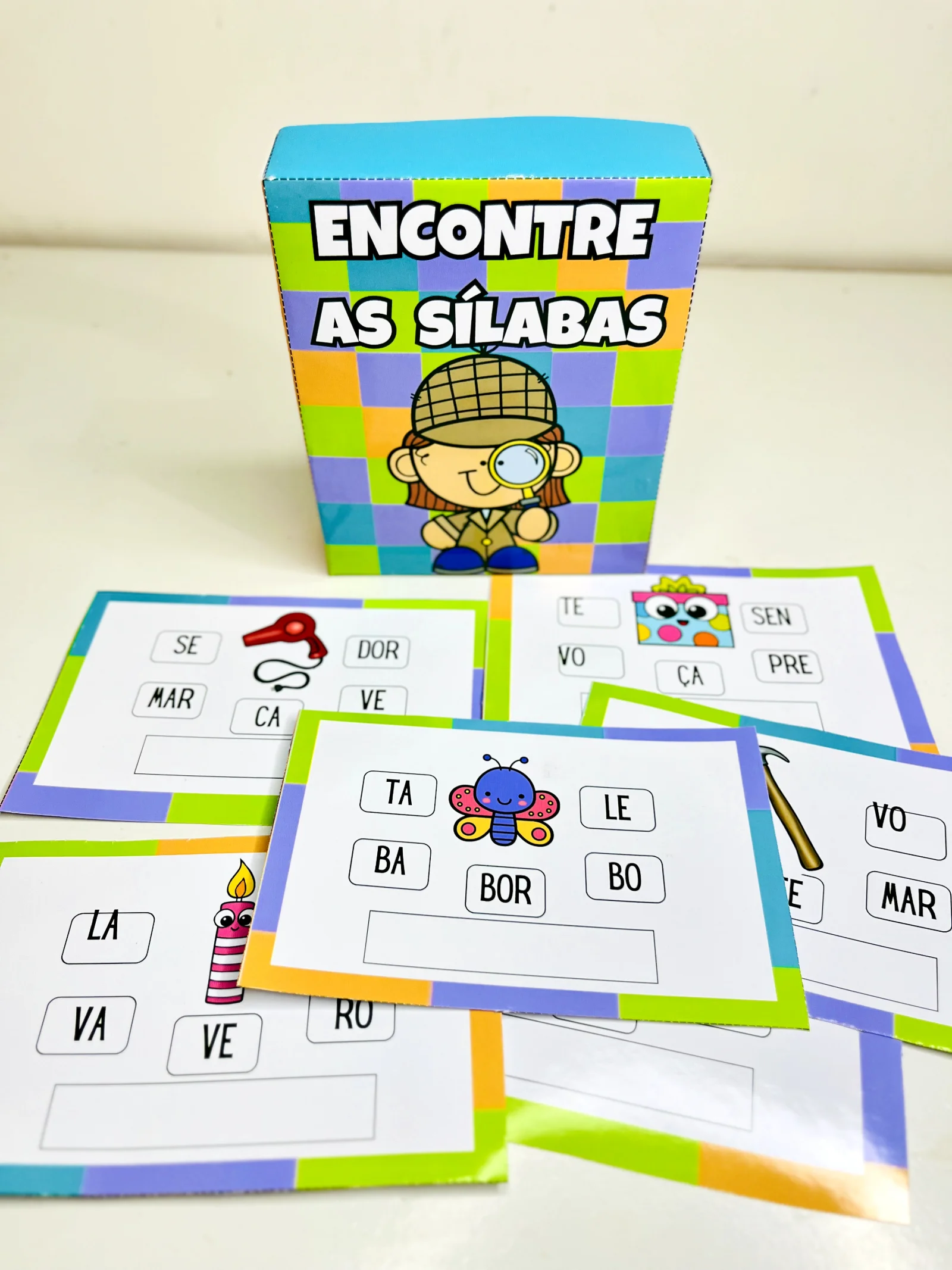 Encontre as Sílabas: Atividade de Alfabetização — Alfabetização para Todas as séries: Atividade Encontre as Sílabas com…