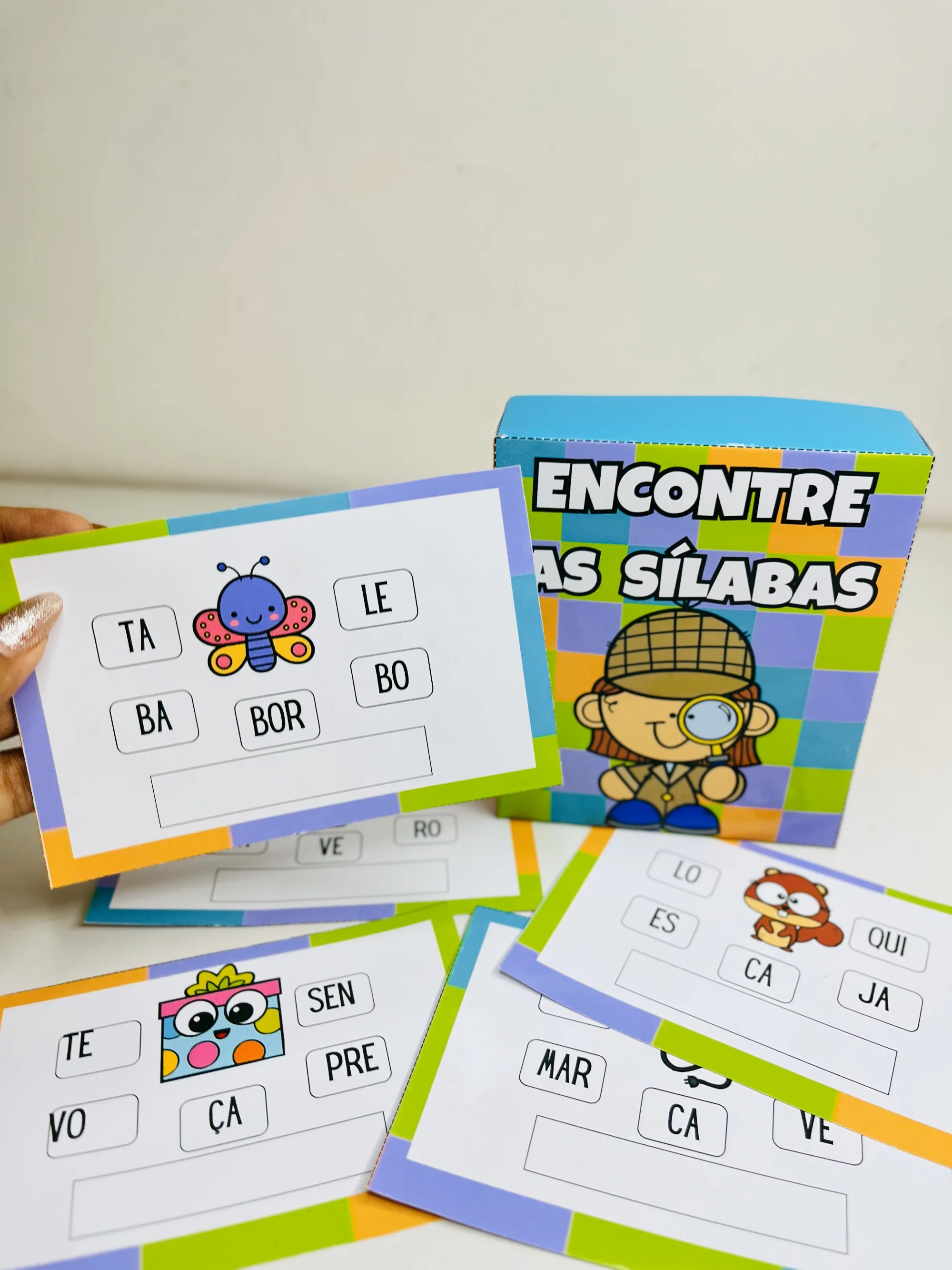 Encontre as Sílabas Corretas para Formar a Palavra – Aprendizado — capa do material