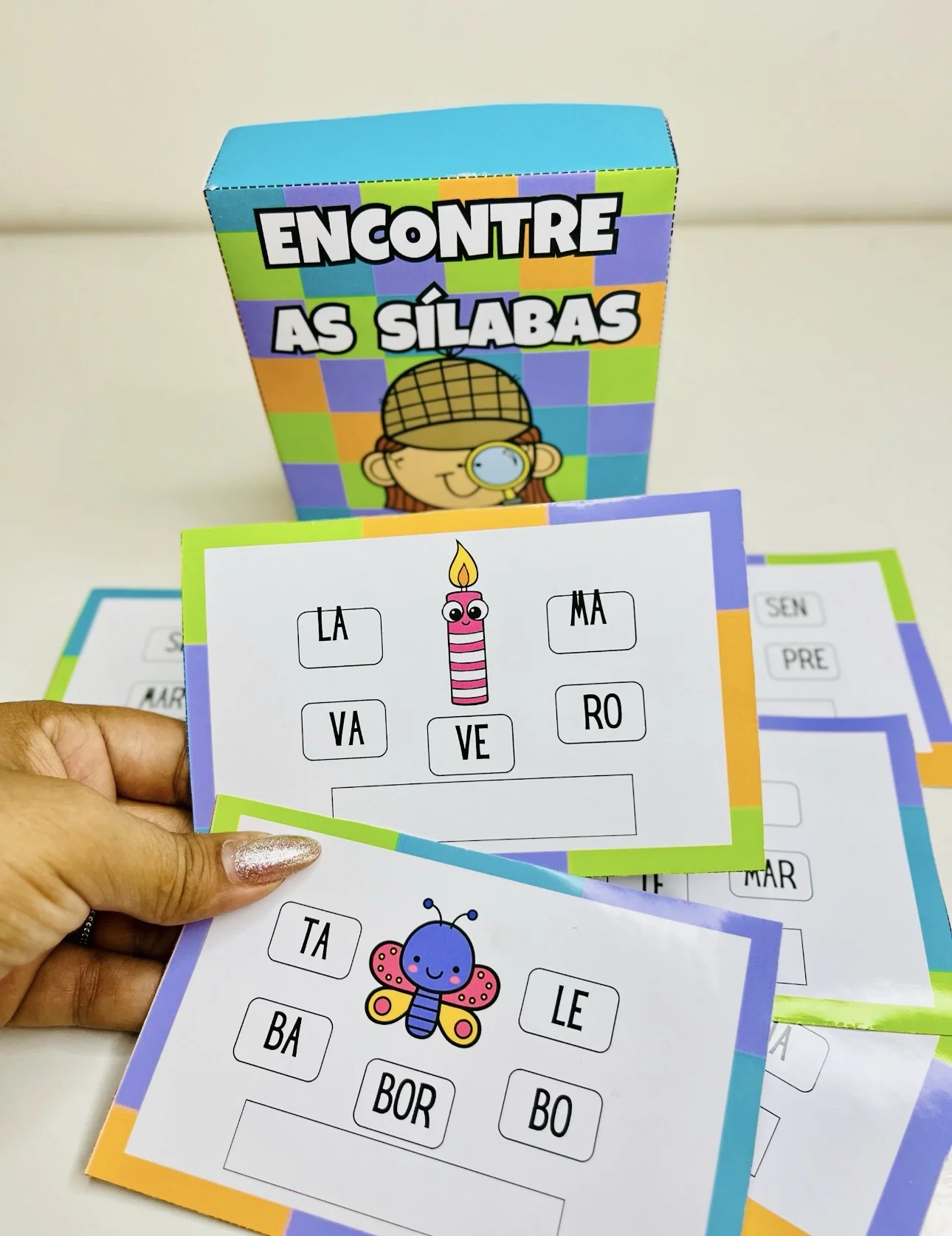 Encontre as sílabas — amostra 3: 📚 Encontre as Sílabas Corretas e Forme Palavras – Aprendizado Divertido e Eficaz