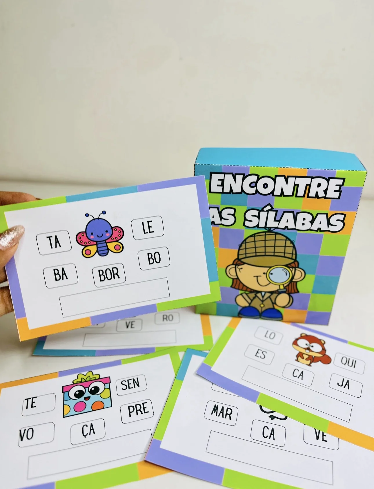 Encontre as sílabas — amostra 4: 📚 Encontre as Sílabas Corretas e Forme Palavras – Aprendizado Divertido e Eficaz