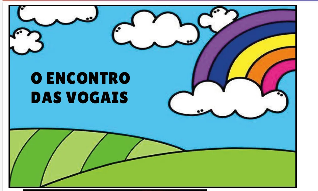 ENCONTROS VOCÁLICOS - ALFABETIZAÇÃO INICIAL — capa do material