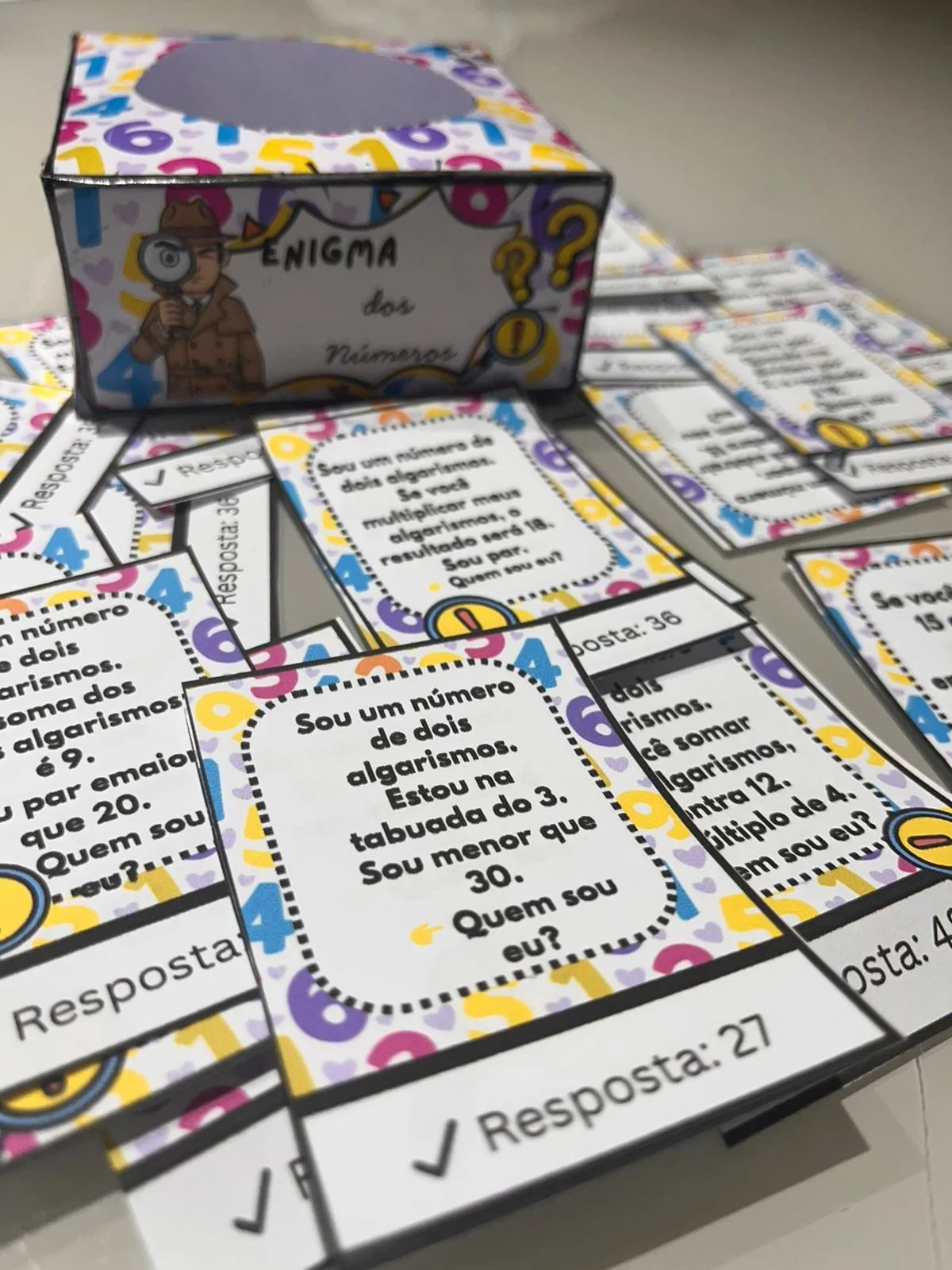 Enigma dos Números – Jogo de Charadas Matemáticas — amostra 2: Jogo pedagógico com enigmas matemáticos que desenvolvem… Enigma dos Números – Jogo de Charadas Matemáticas — amostra 2: Jogo pedagógico com enigmas matemáticos que desenvolvem…