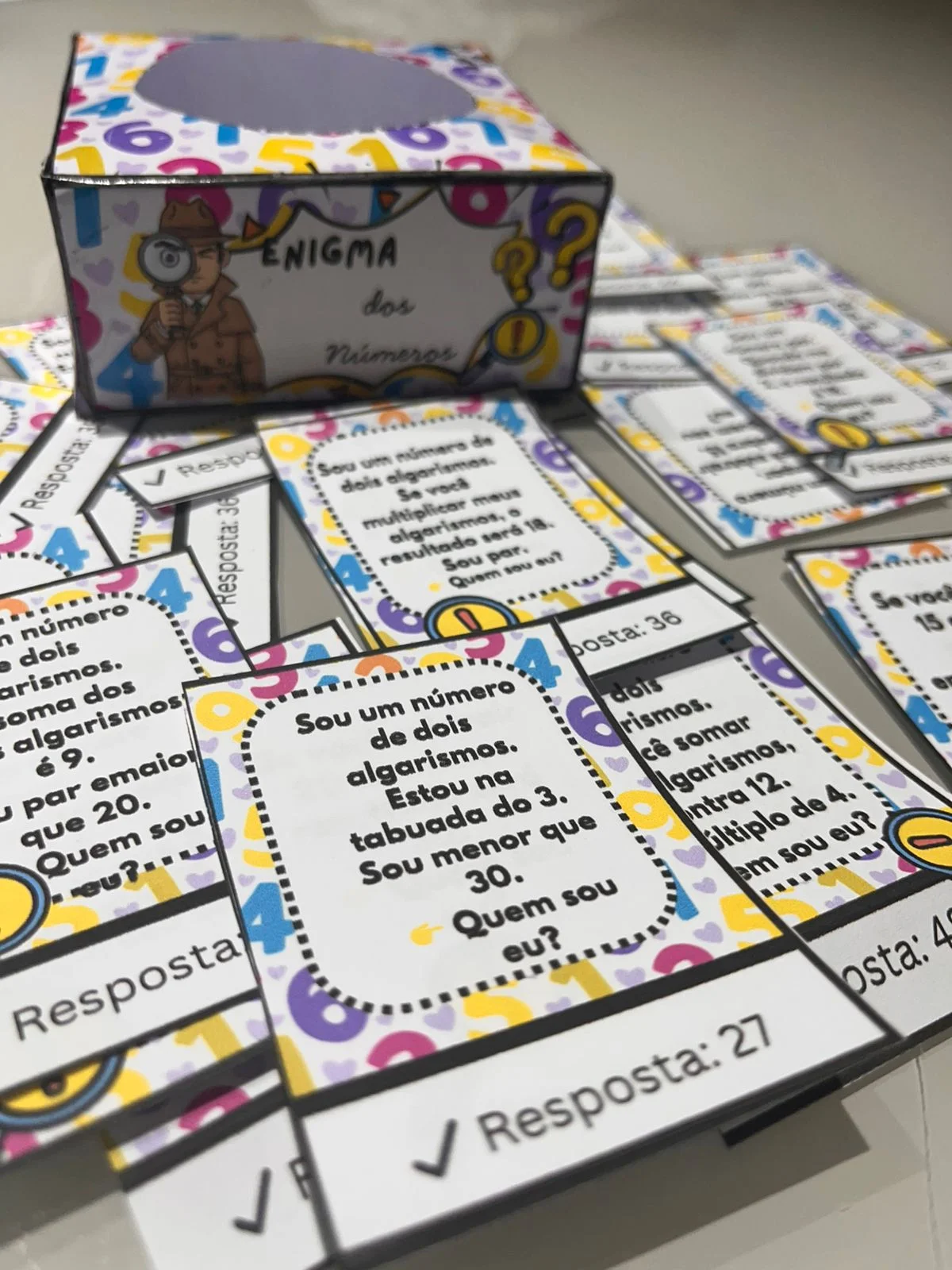 Enigma dos números – Material Pedagógico — amostra 2: ENIGMA DOS NÚMEROS