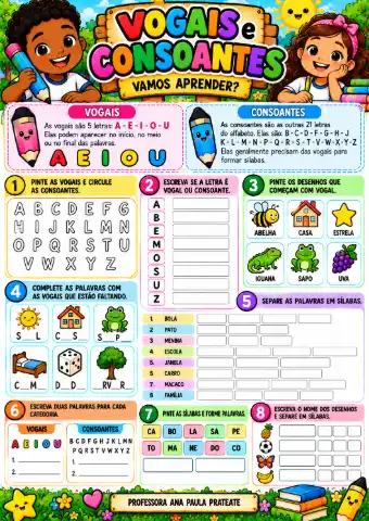 Ensino Fundamental Ortografia Divertida para o 3º ano — amostra 2: O que vem no material