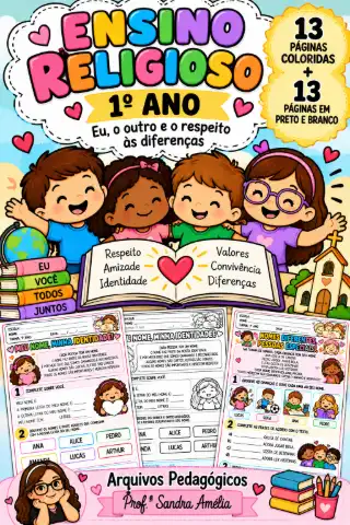 Ensino Religioso 1° ano — amostra 1: Um material encantador para trabalhar a identidade, os sentimentos, a diversidade e o… Ensino Religioso 1° ano — amostra 1: Um material encantador para trabalhar a identidade, os sentimentos, a diversidade e o…