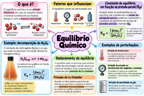 Equilíbrio químico — capa do material