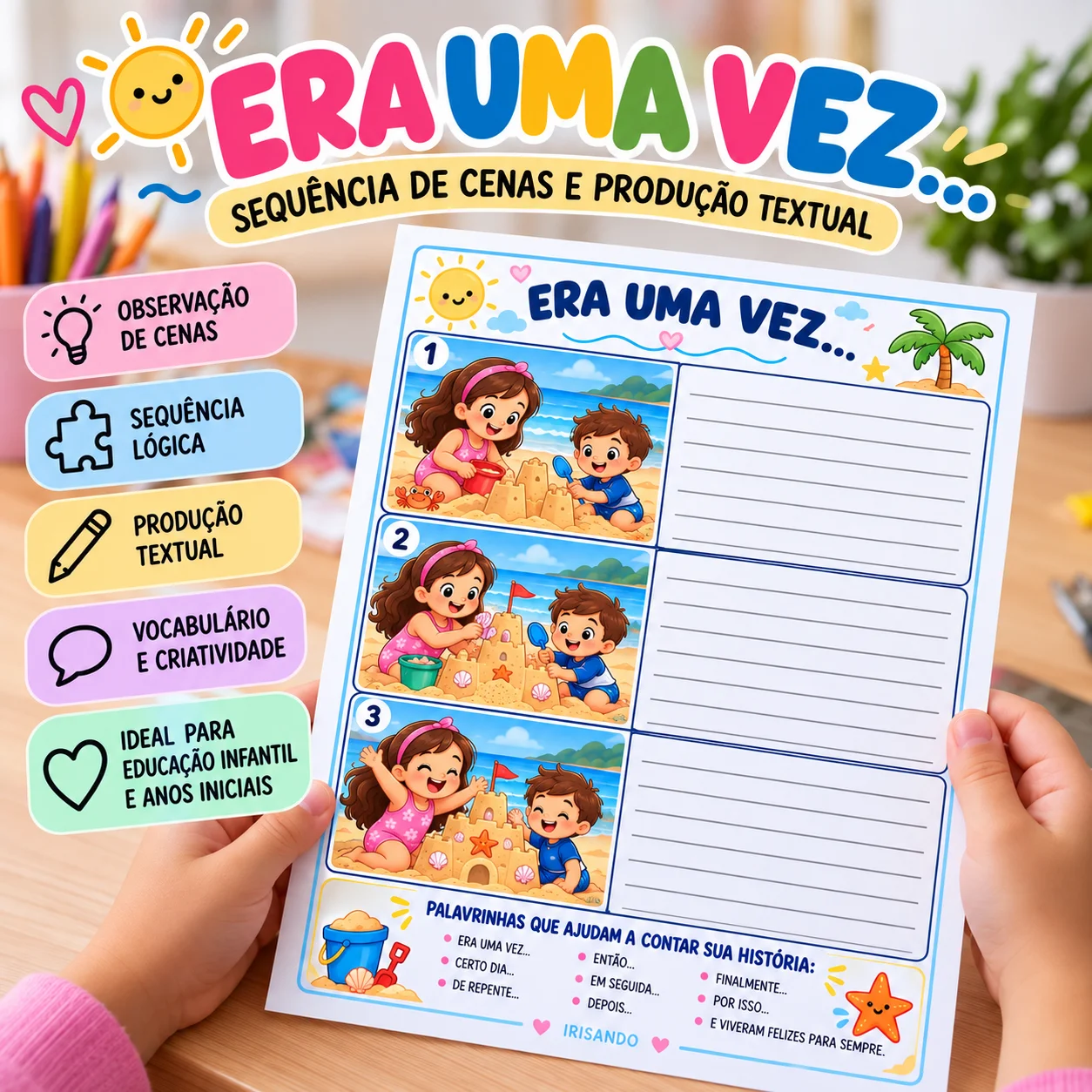 Era Uma Vez – Sequência de Cenas e Produção Textual — capa do material