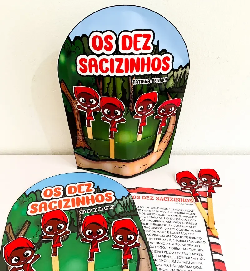 Eram Dez os Sacizinhos em PDF | História na Luva — amostra 2: O recurso é ideal para