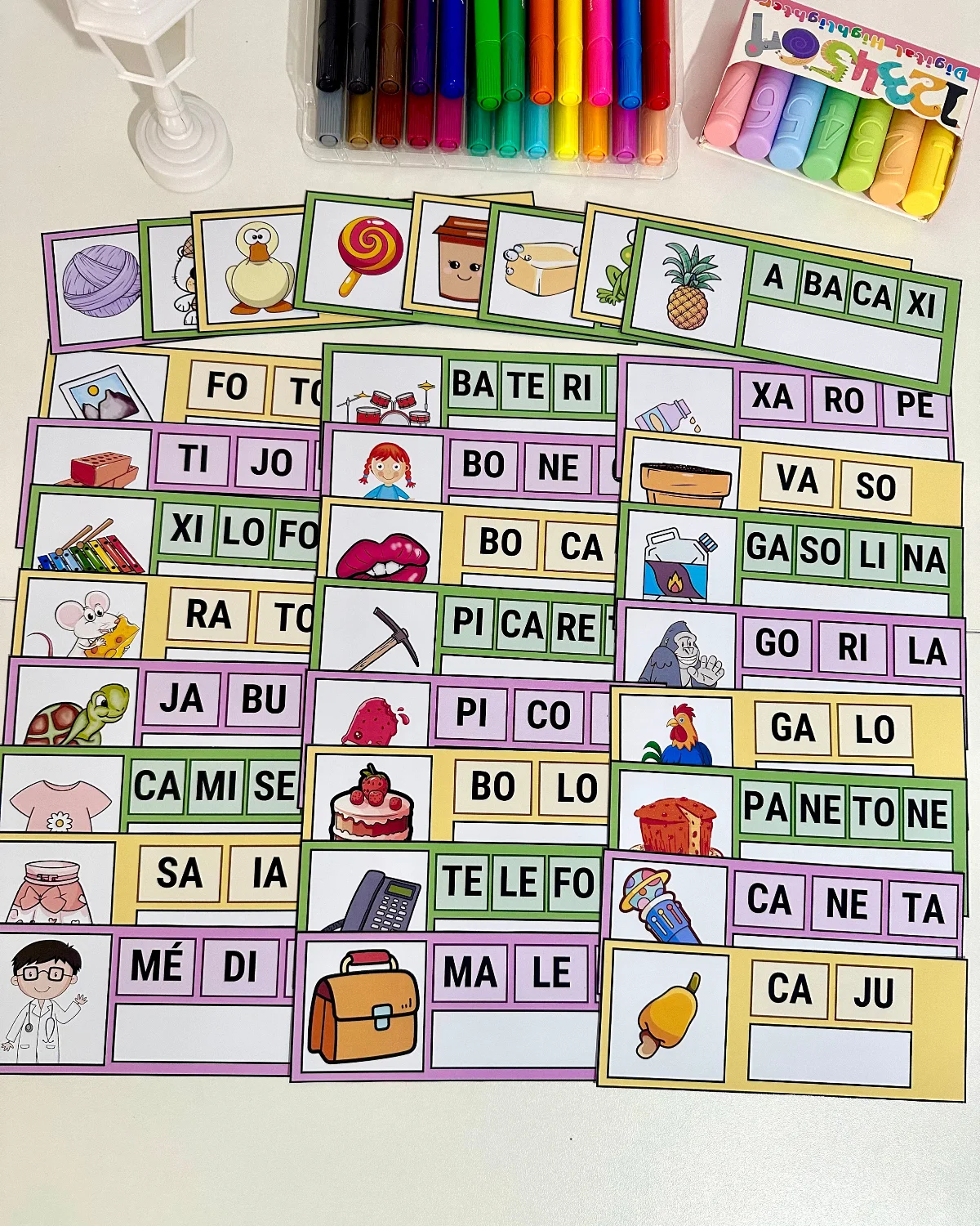Escreva as Sílabas – Desenvolvimento da Escrita e Consciência Fonológica — amostra 2: O arquivo “Escreva as Sílabas” é uma…