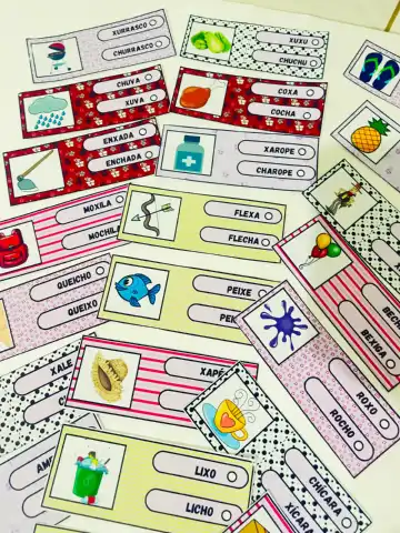Escrita : Escreve com X ou CH? Atividades de Ortografia — amostra 2: Escreve com X ou CH