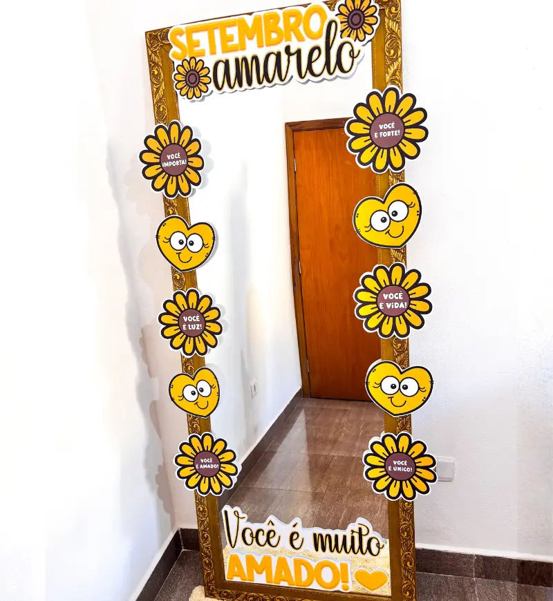 Espelho das Afirmações para Setembro Amarelo em PDF — capa do material
