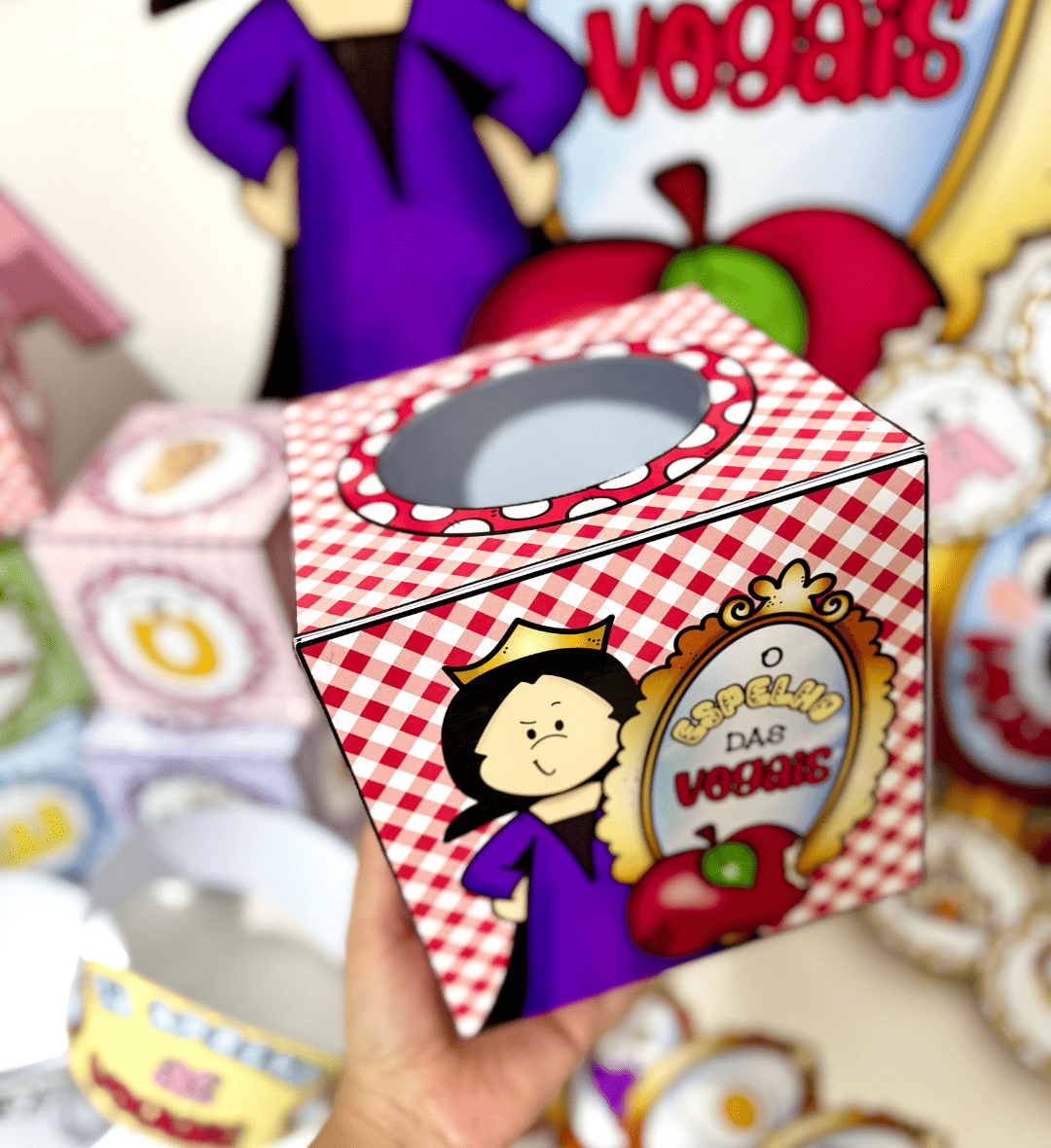 Espelho das Vogais: Kit em PDF para Educação Infantil — amostra 3: Sugestões de uso em sala de aula
