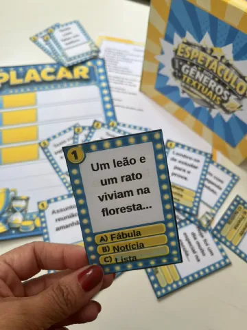 Espetáculo dos Gêneros Textuais: Recurso Pedagógico — amostra 2: 🎨 Caixa colecionável para guardar tudo Espetáculo dos Gêneros Textuais: Recurso Pedagógico — amostra 2: 🎨 Caixa colecionável para guardar tudo