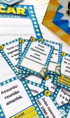 Espetáculo dos Gêneros Textuais: Recurso Pedagógico — amostra 4: 🤩O jogo que tira o aluno da cadeira e coloca ele como… Espetáculo dos Gêneros Textuais: Recurso Pedagógico — amostra 4: 🤩O jogo que tira o aluno da cadeira e coloca ele como…