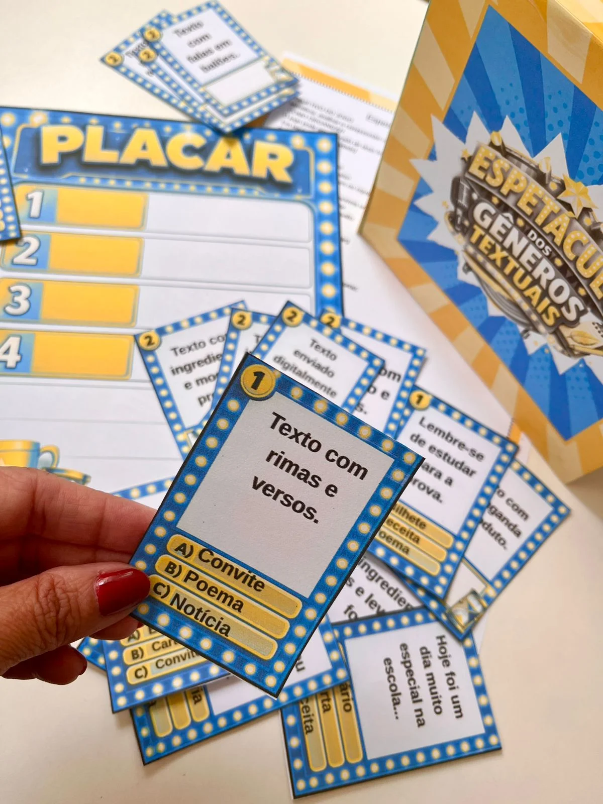 Espetáculo dos Gêneros Textuais — Alfabetização para Educação Infantil: O Espetáculo dos Gêneros Textuais é um jogo…