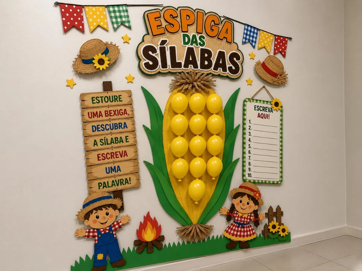 Espiga das Sílabas – Alfabetização Divertida e Interativa — amostra 1: A Espiga das Sílabas é um recurso pedagógico…