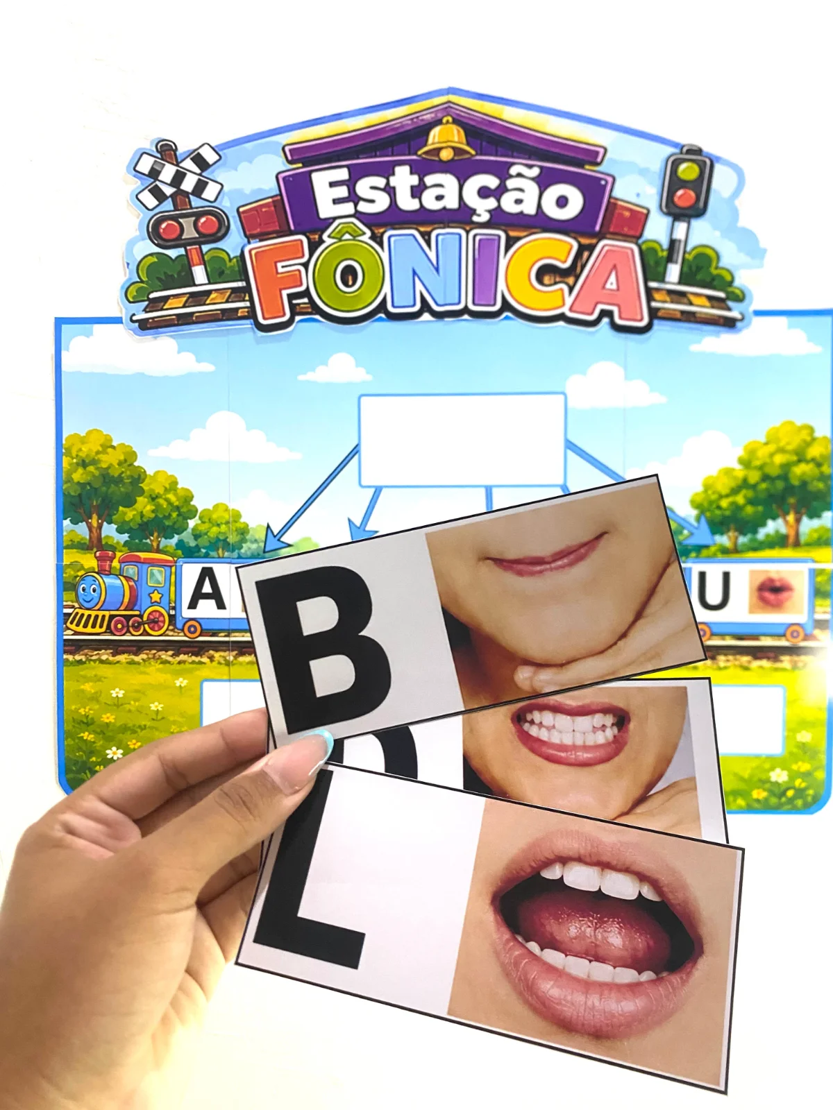 Estação Fônica - Recurso Visual Alfabetização — amostra 1: O recurso auxilia as crianças no método fônico de forma visual e… Estação Fônica - Recurso Visual Alfabetização — amostra 1: O recurso auxilia as crianças no método fônico de forma visual e…